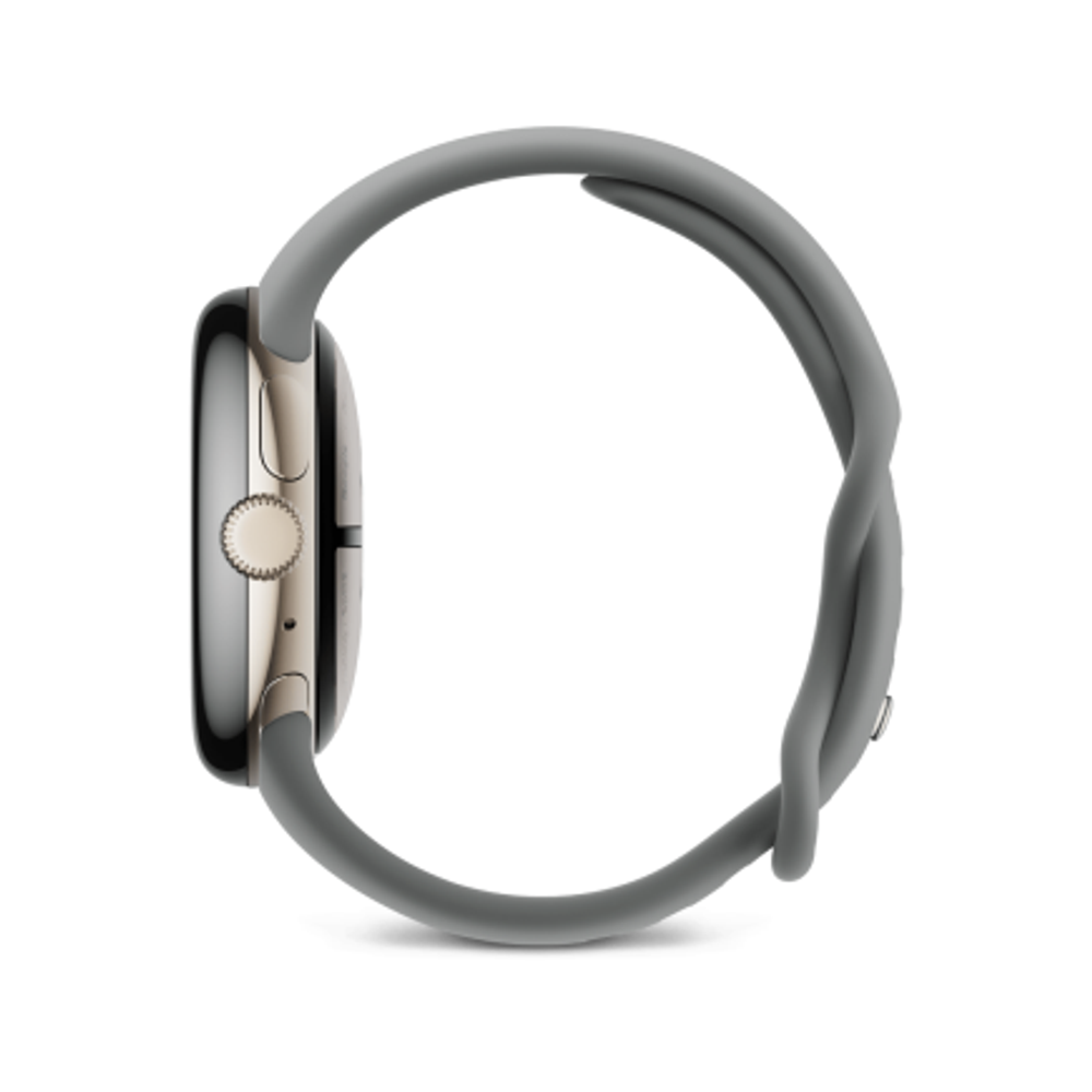 Умные часы Google Pixel Watch 3, 41 мм, Wi-Fi, корпус цвета «Шампанское», ремешок цвета «Орешник»