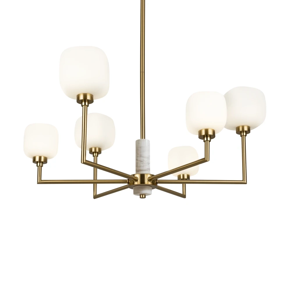 Люстра на штанге Freya TENDER FR5373CL-06BS