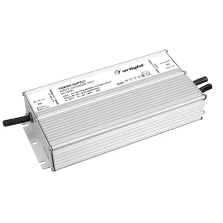 Блок питания ARPV-UH48600-PFC (48V, 12.5A, 600W) (Arlight, IP67 Металл, 7 лет) 031032