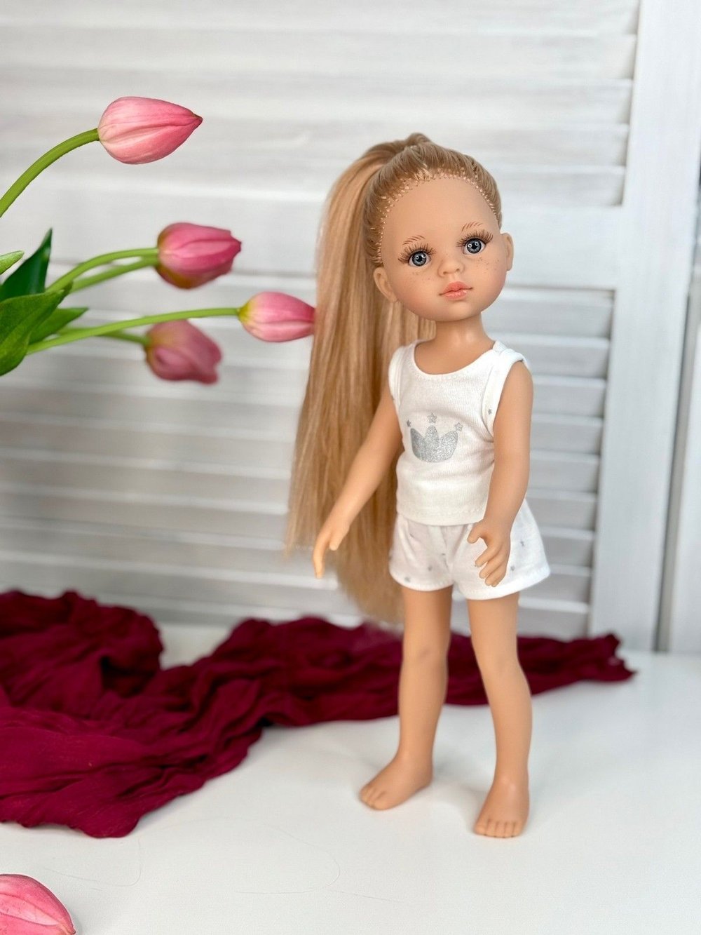 Кукла для девочки Paola Reina 32см Роза в пижаме