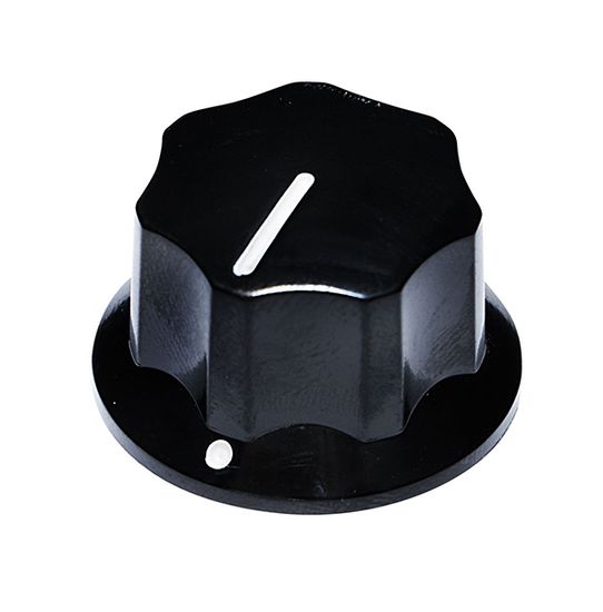 Ручка потенциометра, большая, черная, Hosco KJB-500L