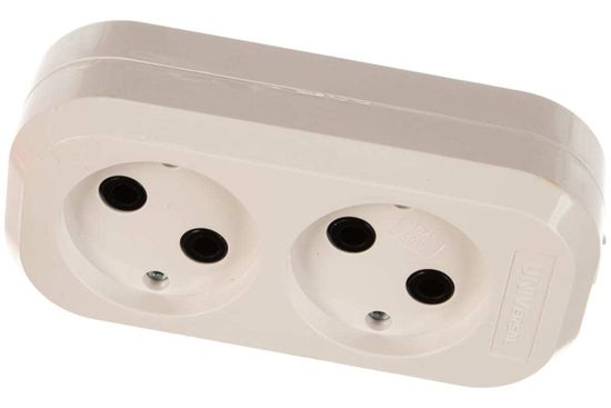 Колодка UNIVersal 2 гн.б/з АБС-пластик Е202 (16931)