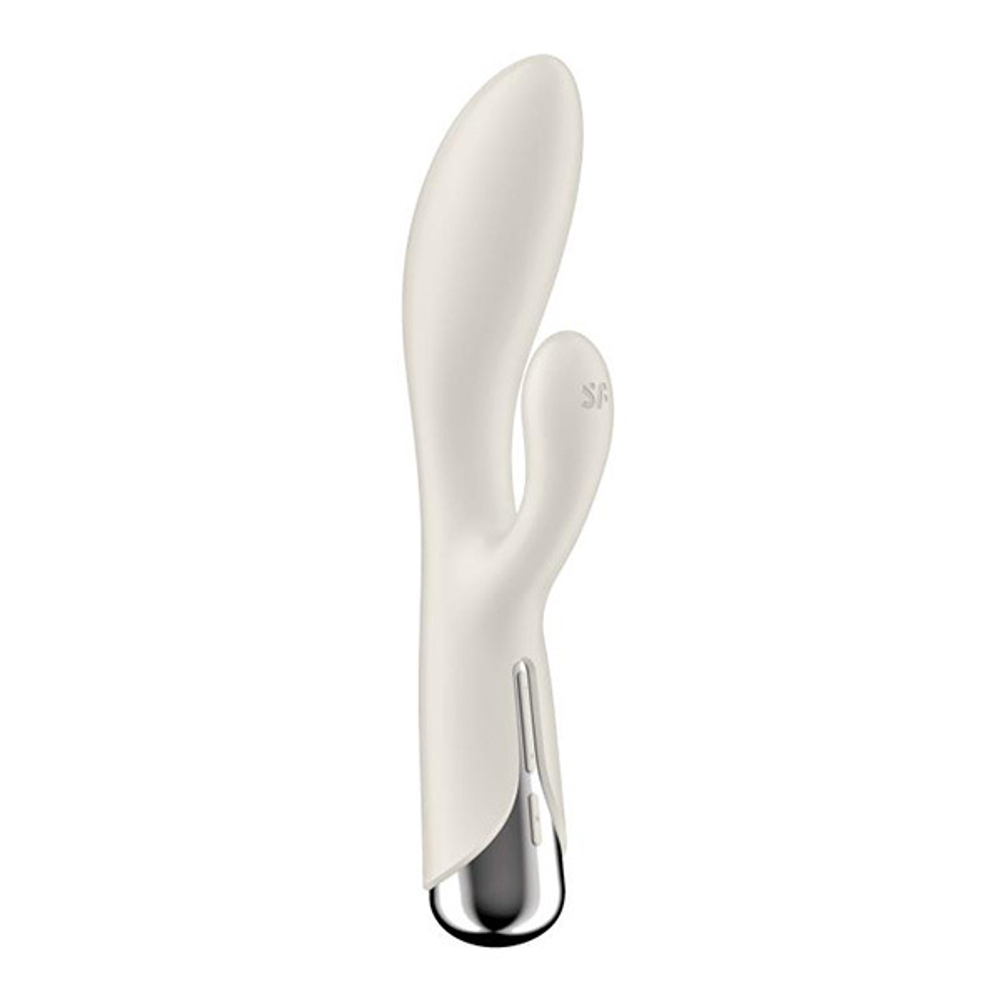 Телесный вибратор-кролик с ротацией 20см Satisfyer Spinning Rabbit 1