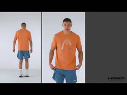 Мужская теннисная футболка Head Carl - Оранжевый