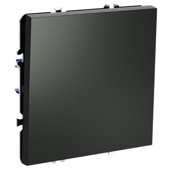 Перекрестный переключатель встраиваемый VOLTUM S70 одноклавишный 10А, (титан)