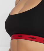 бюстгальтер 2-pack twin bralette stripe Hugo Bodywear - черный(50480158)