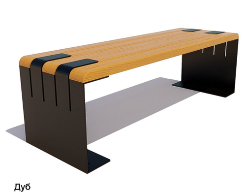 Скамейка уличная Симферополь (банкетка), Лиственница
