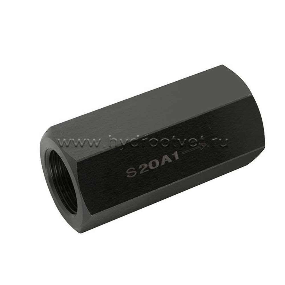 S20A2/1 - Обратный клапан трубного монтажа Ду20, G1 с давлением открытия 1,5 бар