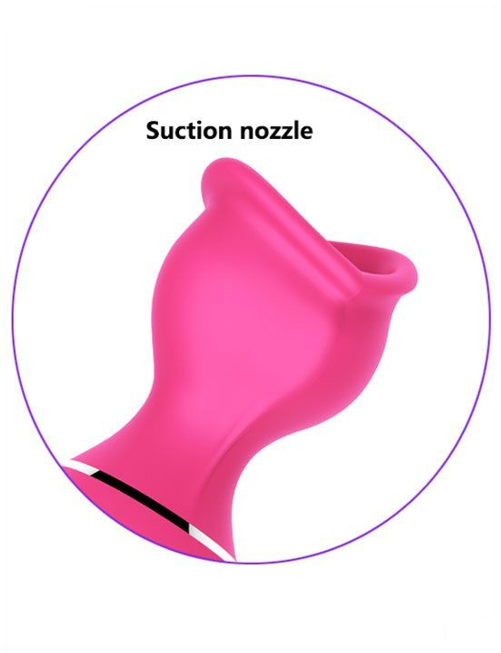 Розовый вакуумный стимулятор клитора Lip Love (Цвет: розовый)