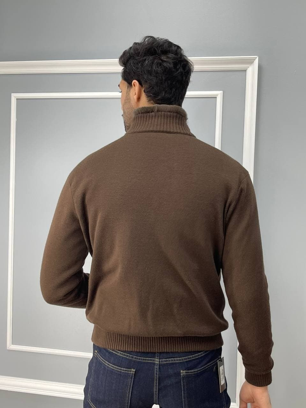 Мужской бомбер Loro Piana с мехом внутри