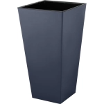 Горшок для цветов InGreen London CUBE 250х470мм 19,4л c дренаж. вставкой вулканический