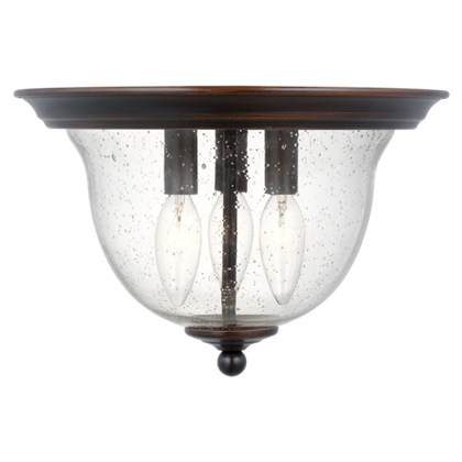 Потолочный светильник Visual Comfort Belton Three Light Flush Mount