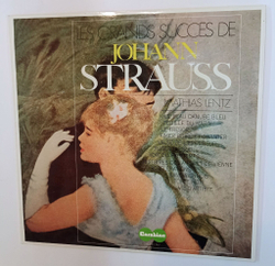 Винтажная виниловая пластинка LP Mathias Lentz Les Grands Succes De Johann Strauss (France 1974)