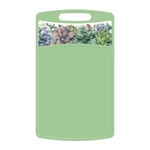 Доска разделочная Bergamo прямоугольная 260x155x3,5мм с декором (зеленый)