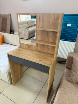 Стол туалетный с зеркалом «Байкал» Графит