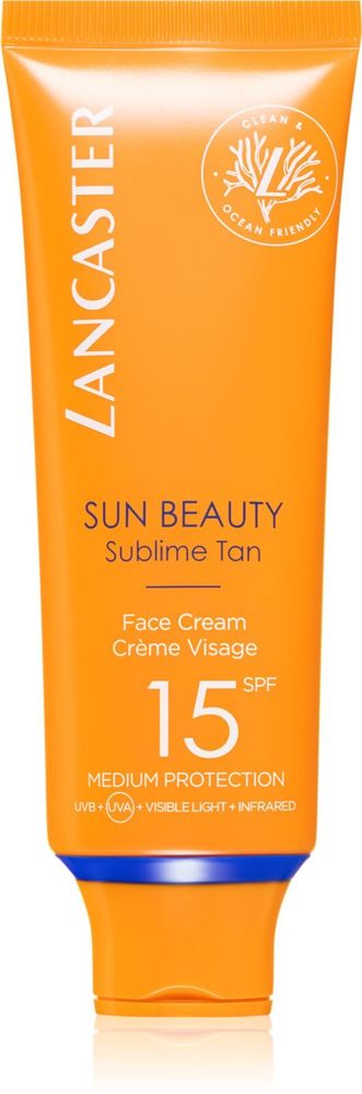 Lancaster солнцезащитный крем для лица SPF 15 Sun Beauty Face Cream