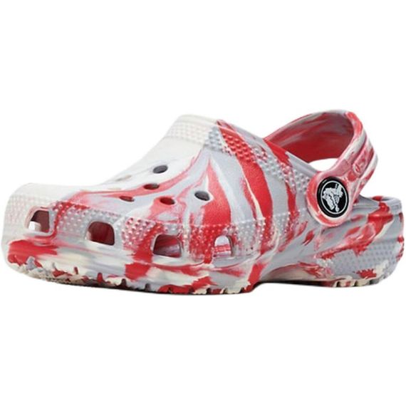 Crocs Classic Clog 'White Gray Red'