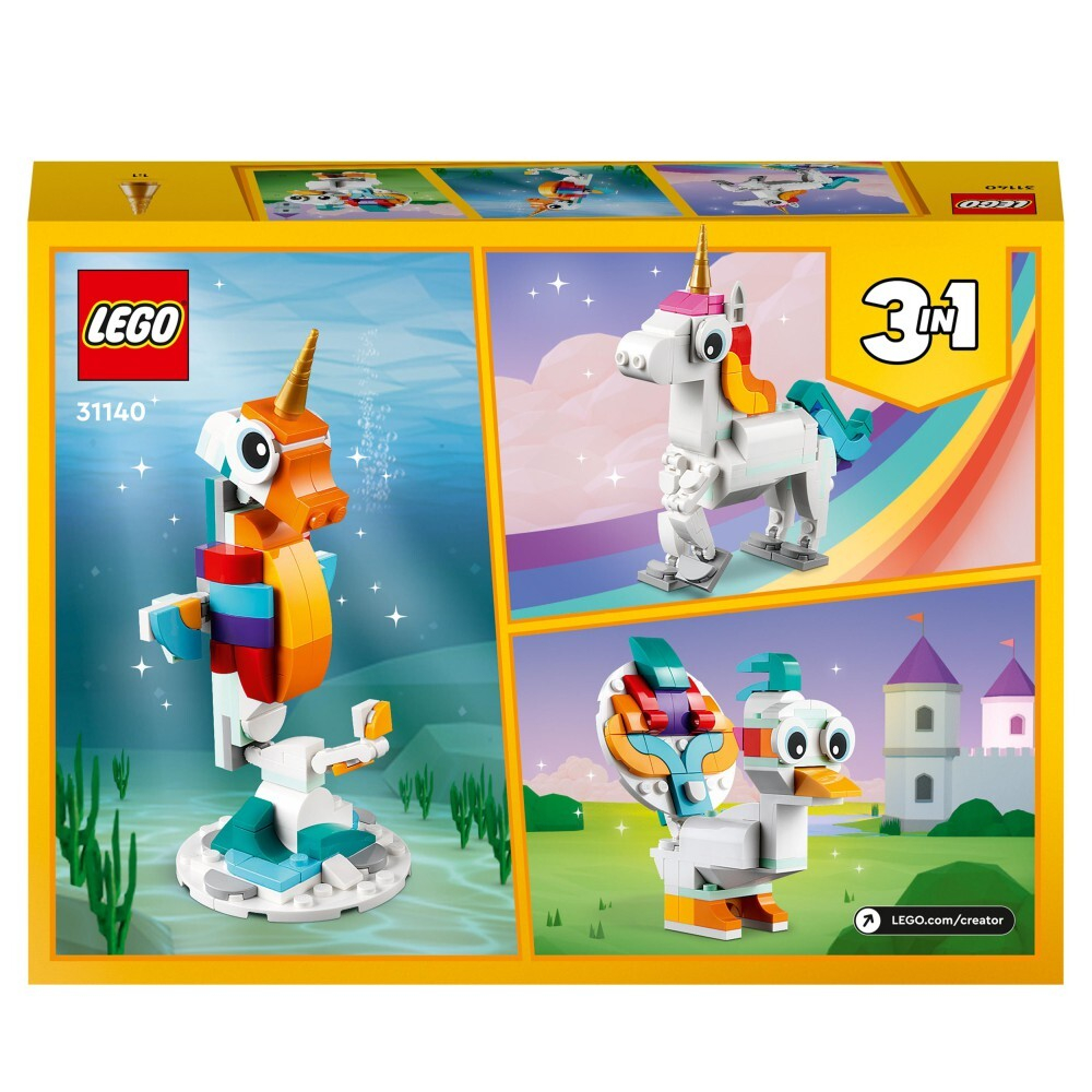 LEGO Creator — Волшебный единорог 3 в 1 31140 / артикул   31140  / GTIN 5702017415932