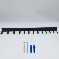 Держатель для хранения всех типов ключей 46см настенный черный