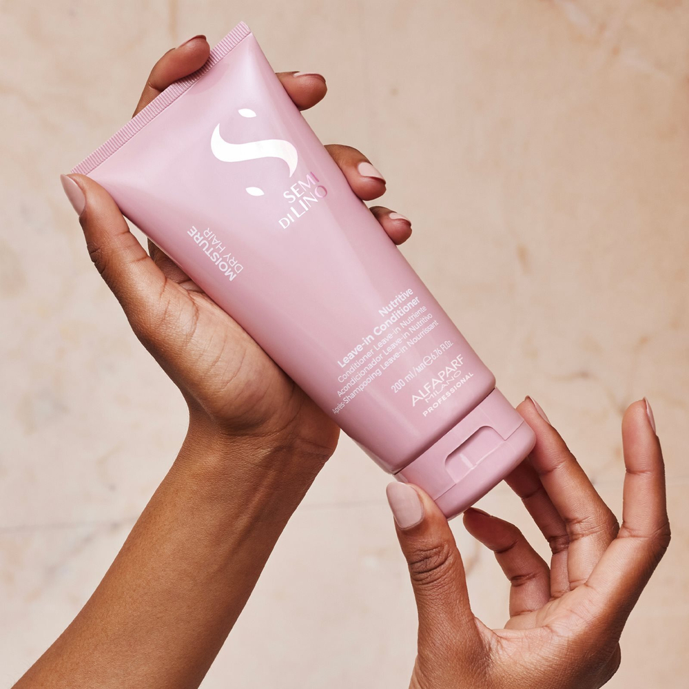 Alfaparf Milano Semi di Lino Moisture - несмываемый кондиционер для сухих волос /   200  ml  / GTIN 8022297064291