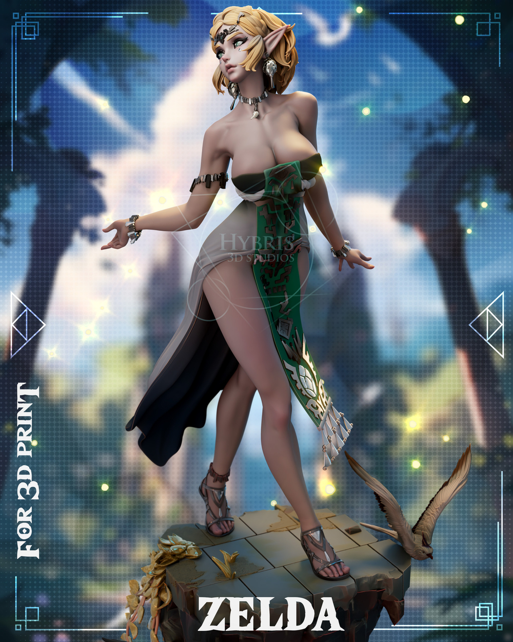 Принцесса Зельда Легенда о зельде Фигурка Princess Zelda The Legend of Zelda Tears Of The Kingdom