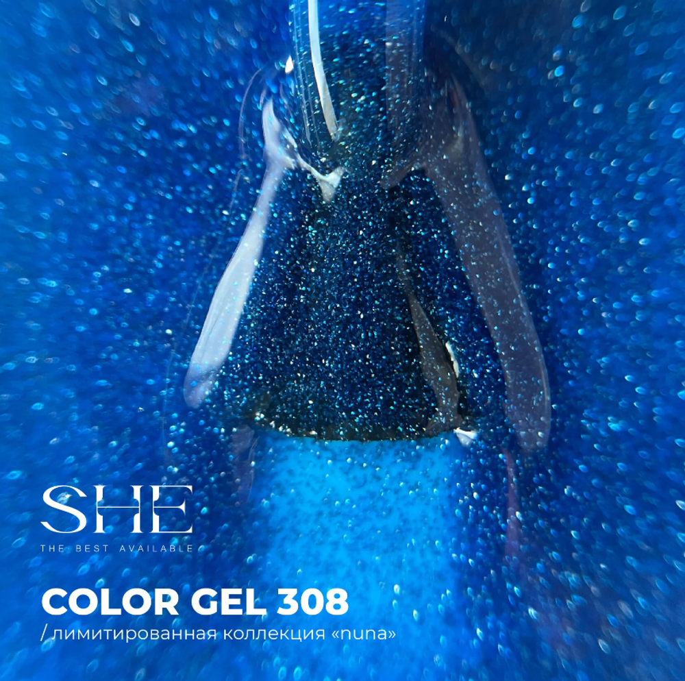 She Nuna - Гель-лак 308, 10мл
