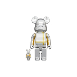 Дизайнерские игрушки BE@RBRICK MEDICOM TOY PLUS SILVER CHROME Ver., MEDICOM