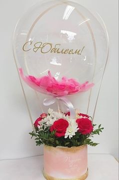 Шар с цветами