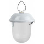 Светильник ЭРА «Желудь» НСП 41-200-001 без решетки сталь/стекло IP54 E27 max 200Вт 185х260 белый