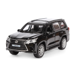 Модель ин. мет. "Lexus LX-570" 12см, открыв. дв, багаж, черный LX570-BK (Технопарк)