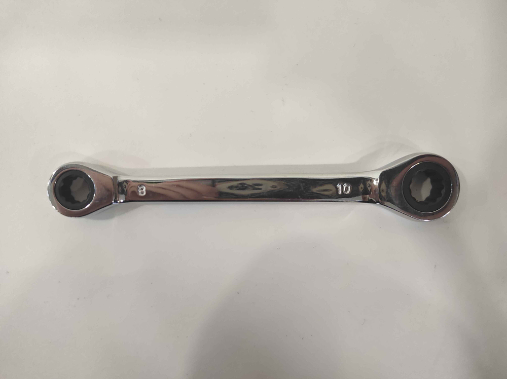 8 x 10 мм / Ключ накидной трещоточный, 8 x 10 мм, CrV (1 шт.)