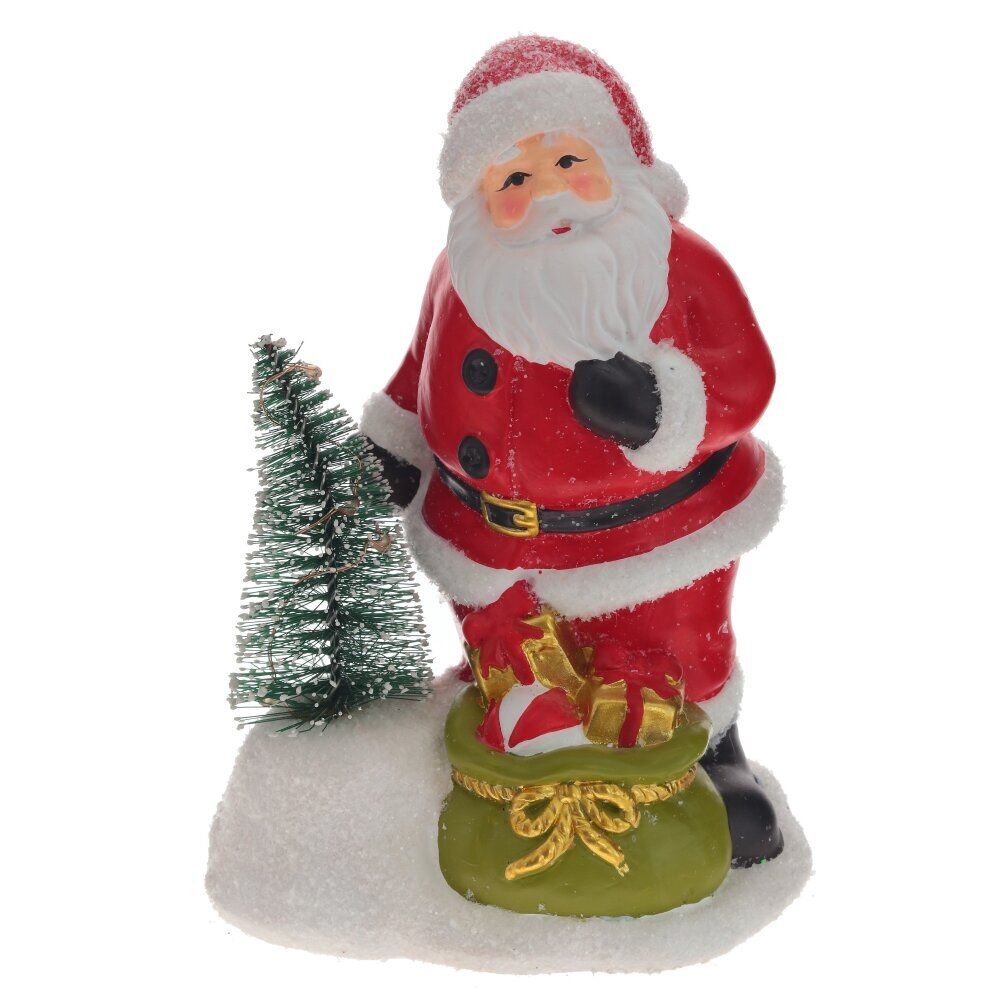 GAEM Фигурка декоративная с подсветкой "Дед Мороз", L12,5 W9,5 H18 см, (2хAAA н/п), 2в.