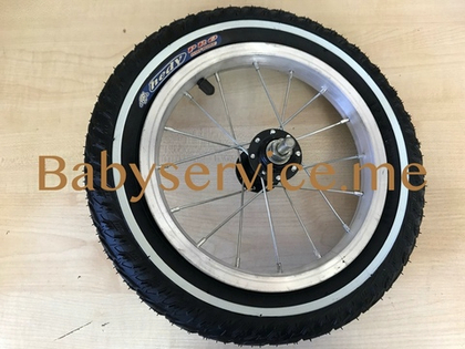 Колесо заднее 12 серебро