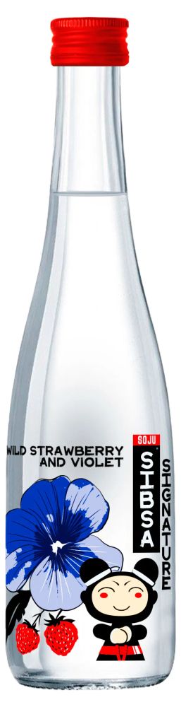 Соджу Сибса Сигнача Земляника и Фиалка 0,33 л 14% Россия