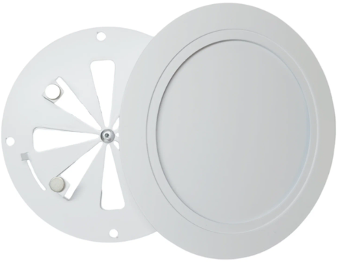 Вентиляционная решетка, диффузор на магнитах с регулировкой потока воздуха MMotors JSC D100мм, релье