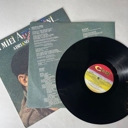 Винтажная виниловая пластинка LP Adriano Celentano, Адриано Челентано, I Miei Americani (Tre Puntini) 2 (Италия 1986)