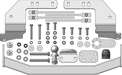 Фаркоп ОЦИНКОВАННЫЙ с эл-кой Smart для Toyota Land Cruiser 200 (Excalibur и Executive) (Оцинк. шар)(паспорт и сертификат в комплекте) ZT102FE