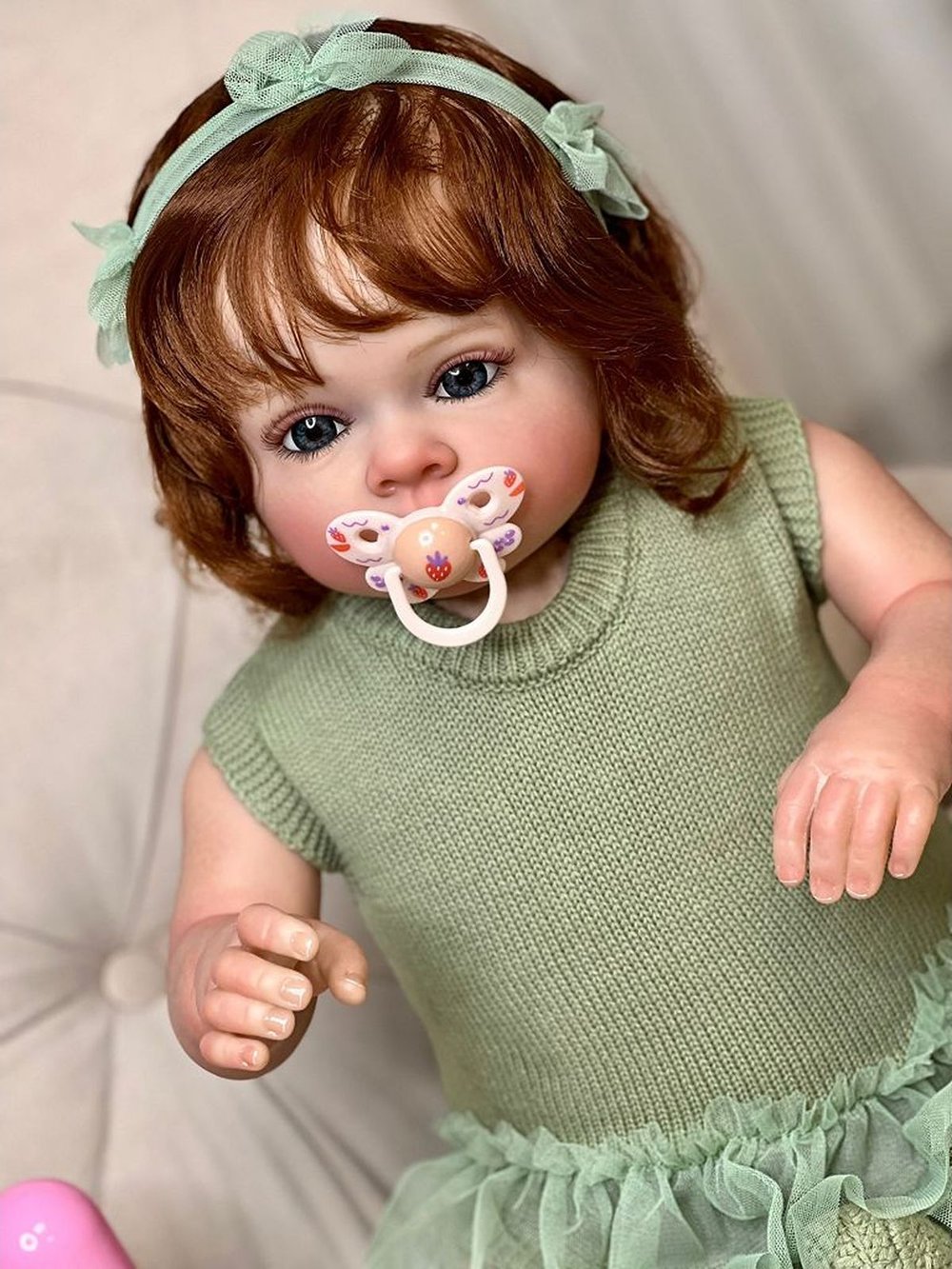 Кукла Реборн мягконабивная 60см в пакете (FA-014)