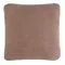 Подушка декоративная из стираного хлопка цвета мокко из коллекции essential, 45х45 см