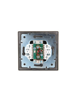 Розетка телевизионная проходная TV СП Mira черн. бархат LEZARD 701-4242-129