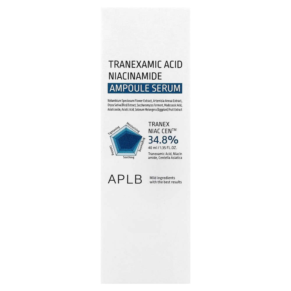 APLB, Ампульная сыворотка с транексамовой кислотой и никотинамидом, 40 мл (1,35 жидк. Унции)