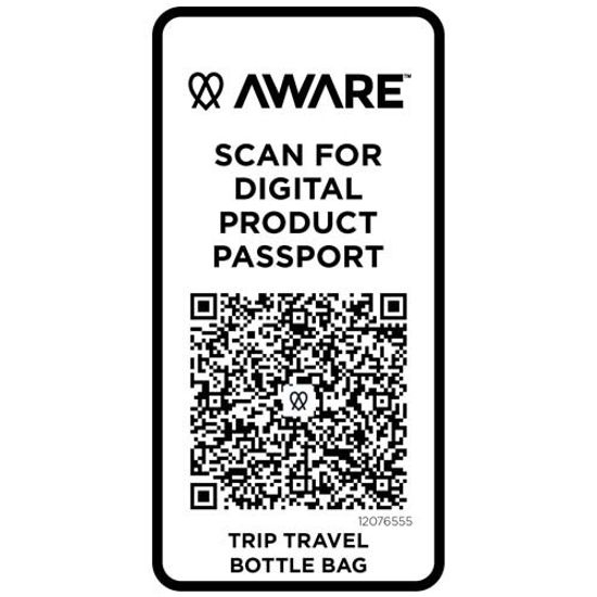 Trip Aware™ дорожная сумка для бутылок из переработанного материала объемом 2 л
