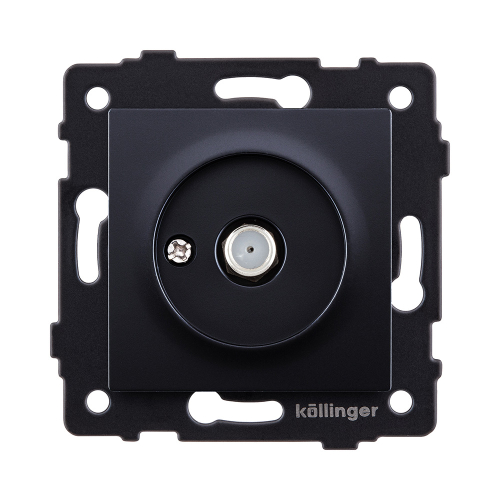 Розетка спутниковая SAT, черный Kollinger REA-020BK для Aspekt, Eleganz, Reflex