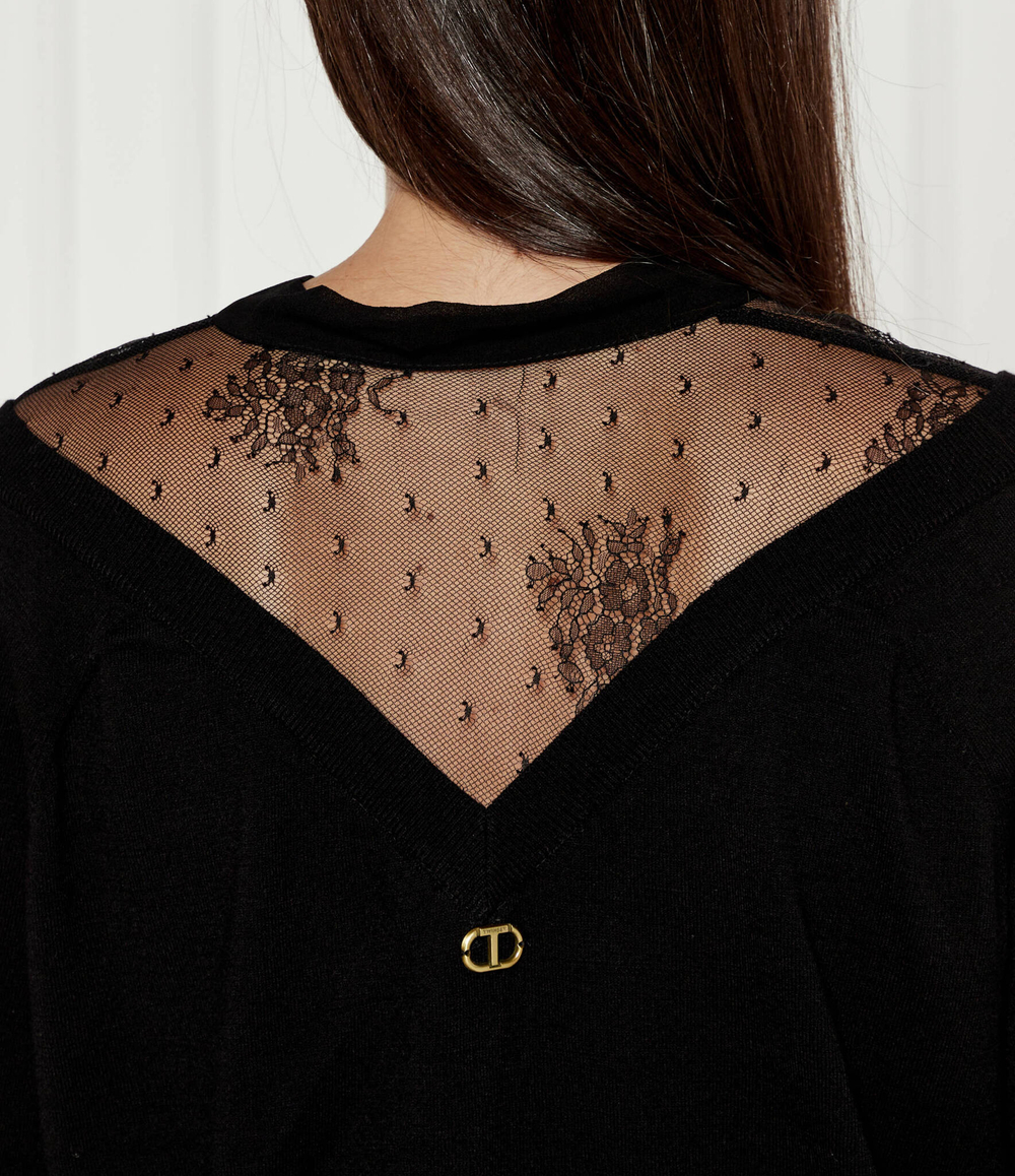 Свитер TWINSET - черный(242TP3021)