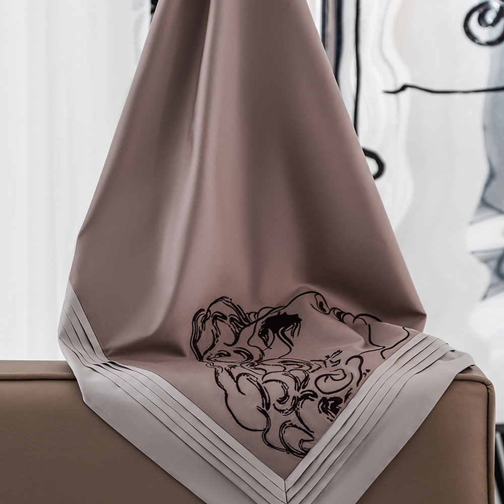 ZEPHYR HOME Постельное белье на двуспалку Египетский хлопок Греческий розовый