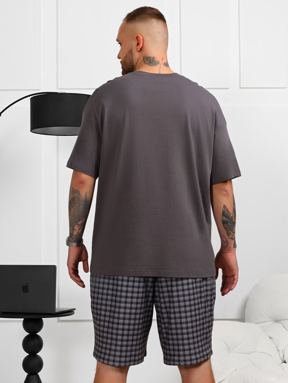 Фуфайка (футболка) мужская Генри-4 Виотекс ГРАФИТОВЫЙ