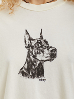 Женская Футболка Obey Dobermann
