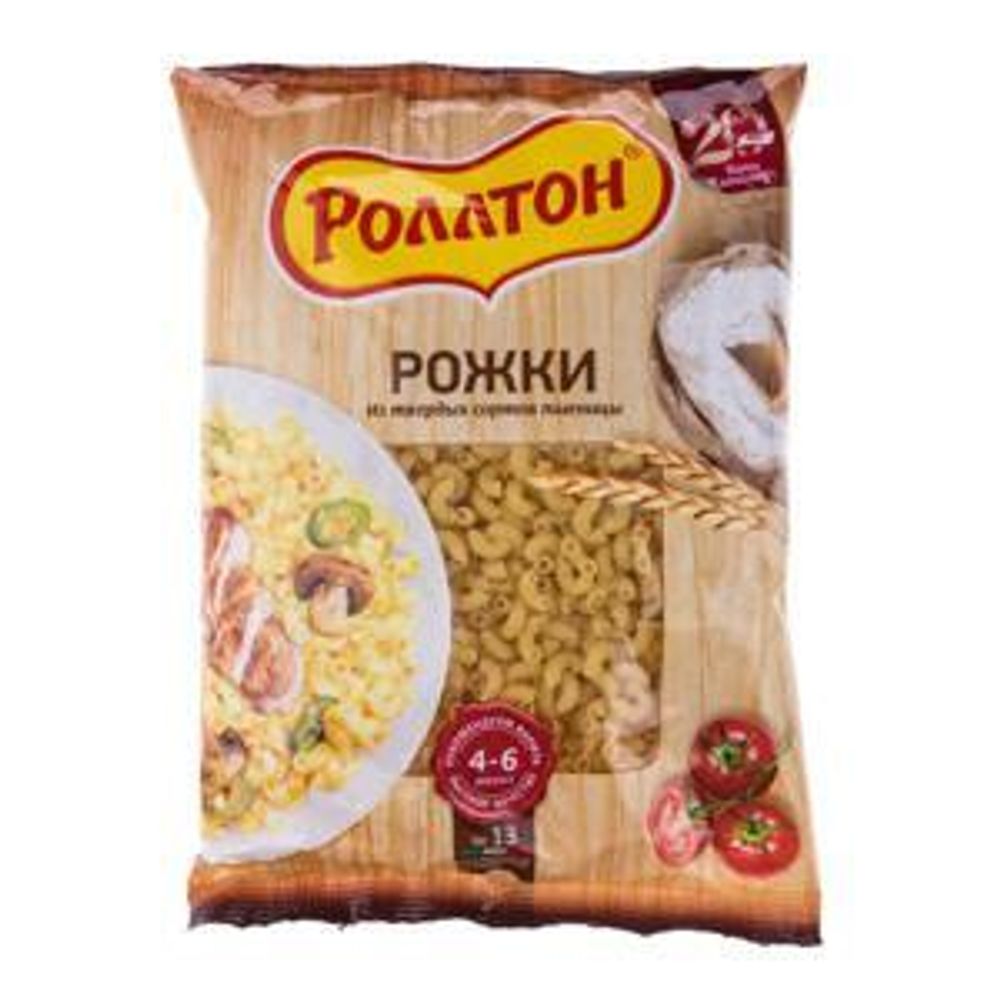 Макаронные изделия Роллтон 400г рожки