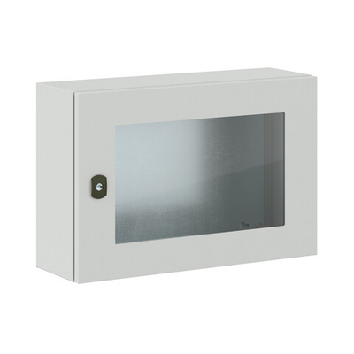 Корпус навесной уличный ST Outdoor с М/П с прозрачной дверью ВxШxГ 400x600x200 мм, IP66