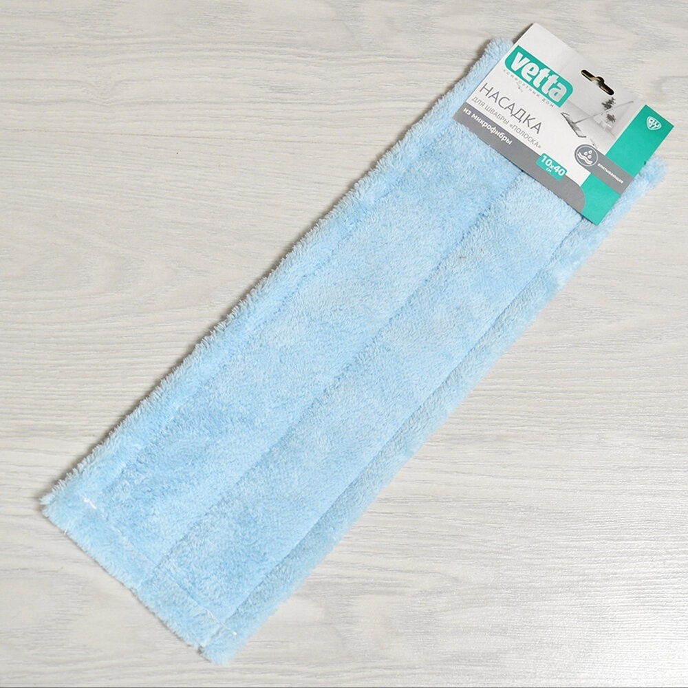 Насадка для швабры микрофибра 10*40см "Полоска"